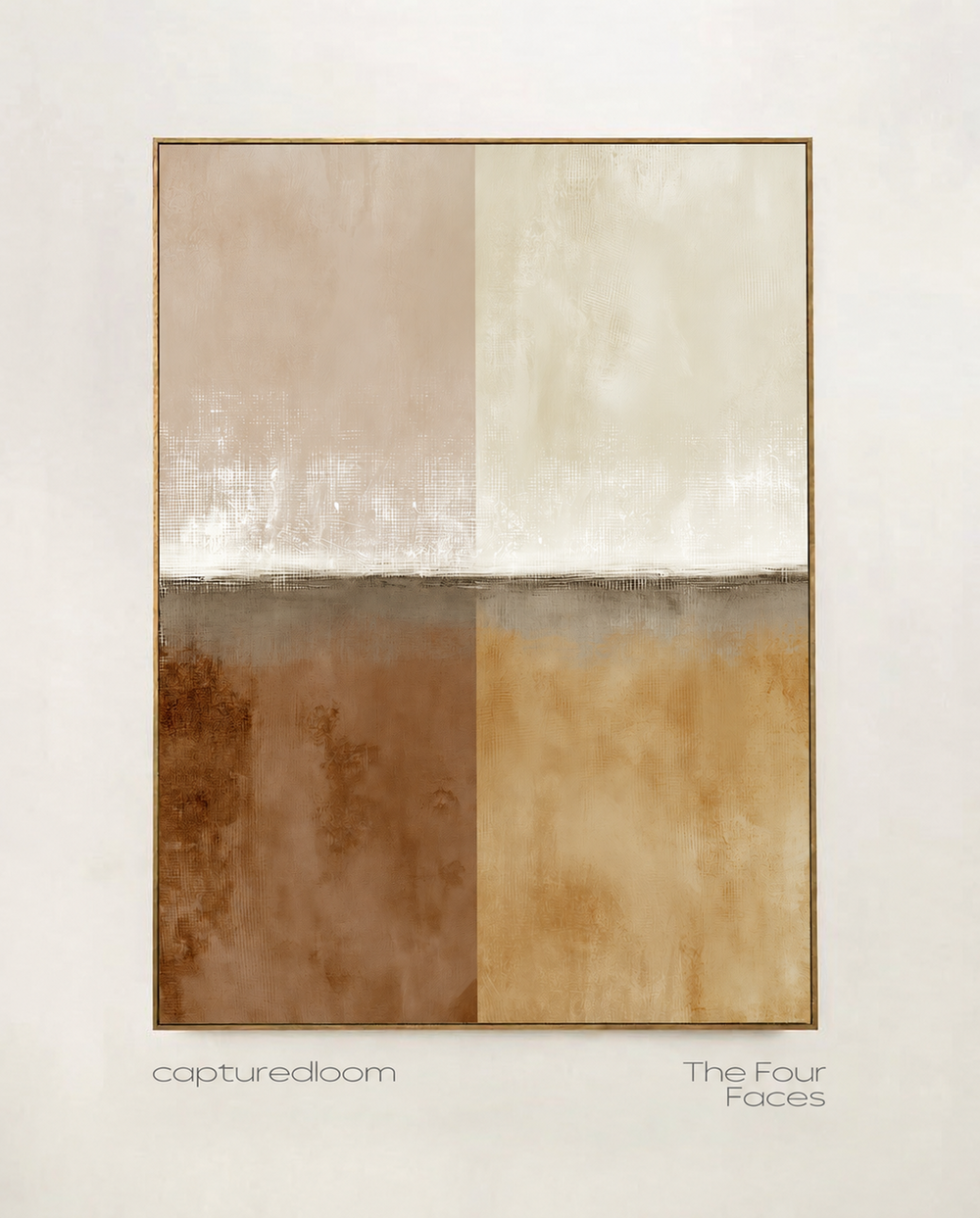 The Four Faces framed gallery print by CapturedLoom