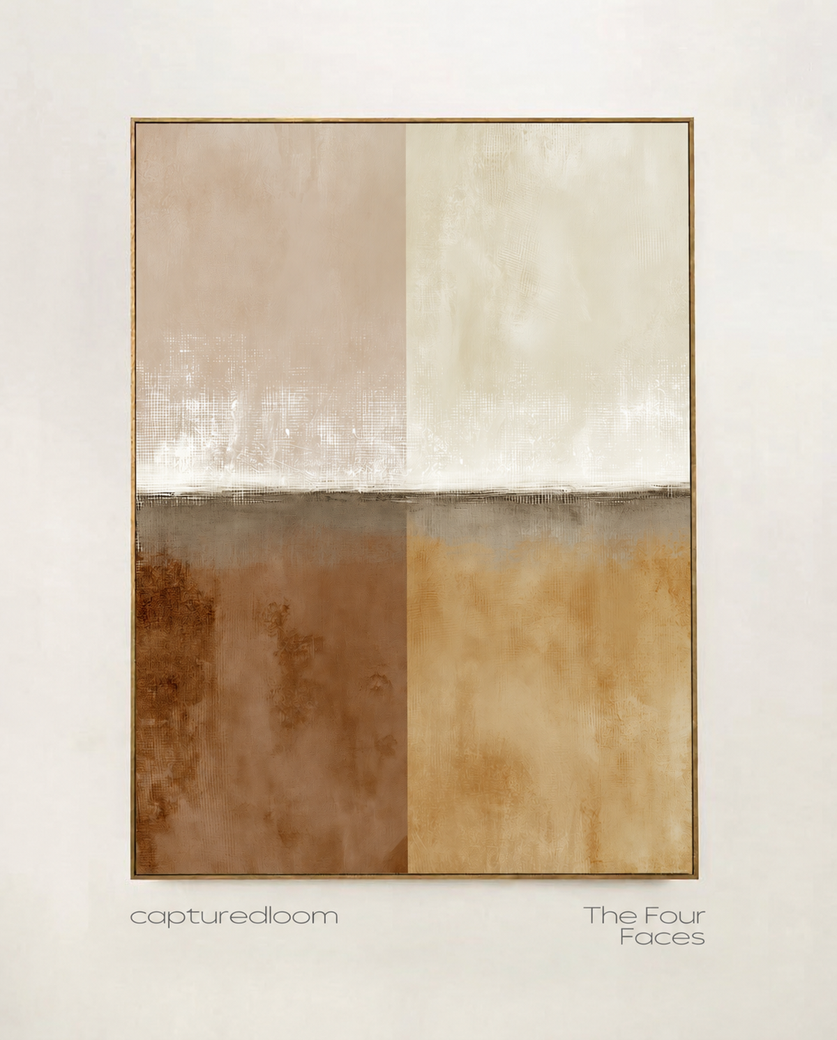The Four Faces framed gallery print by CapturedLoom